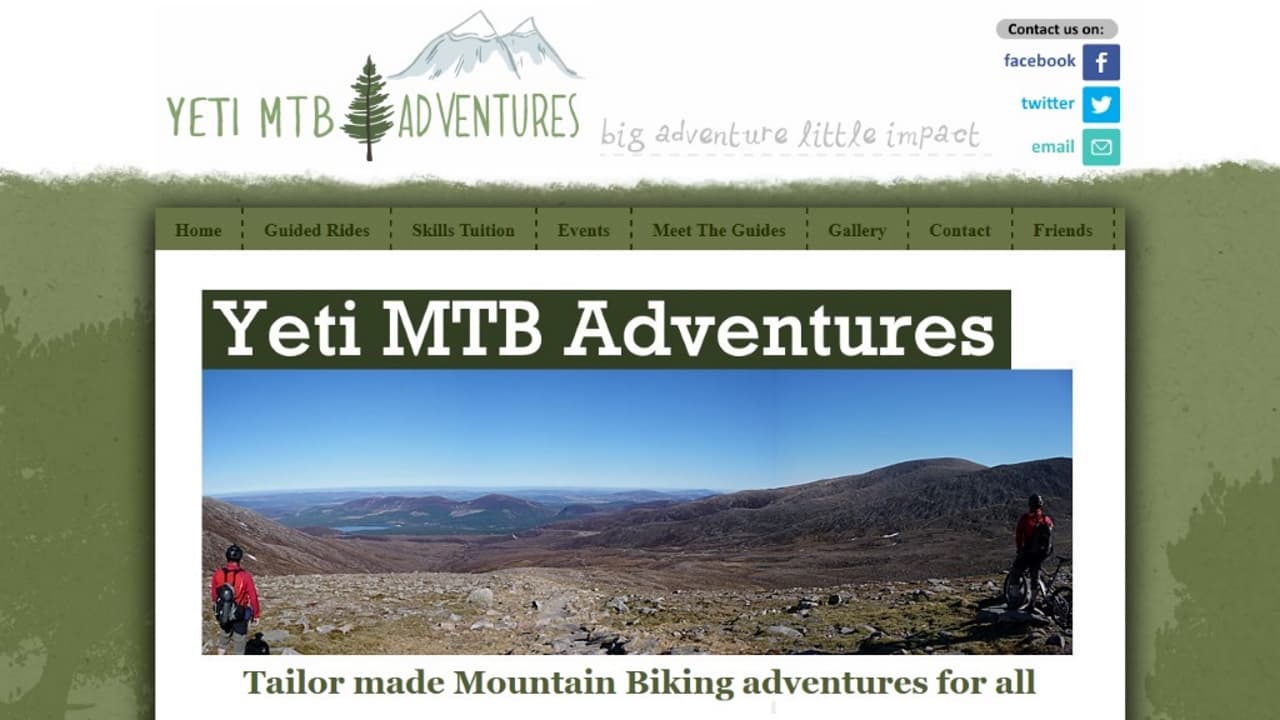 yeti-rooms.com activity page desktop